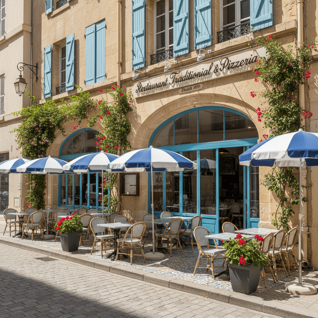 Restaurant 180m² à Marseille : terrasse - licence IV