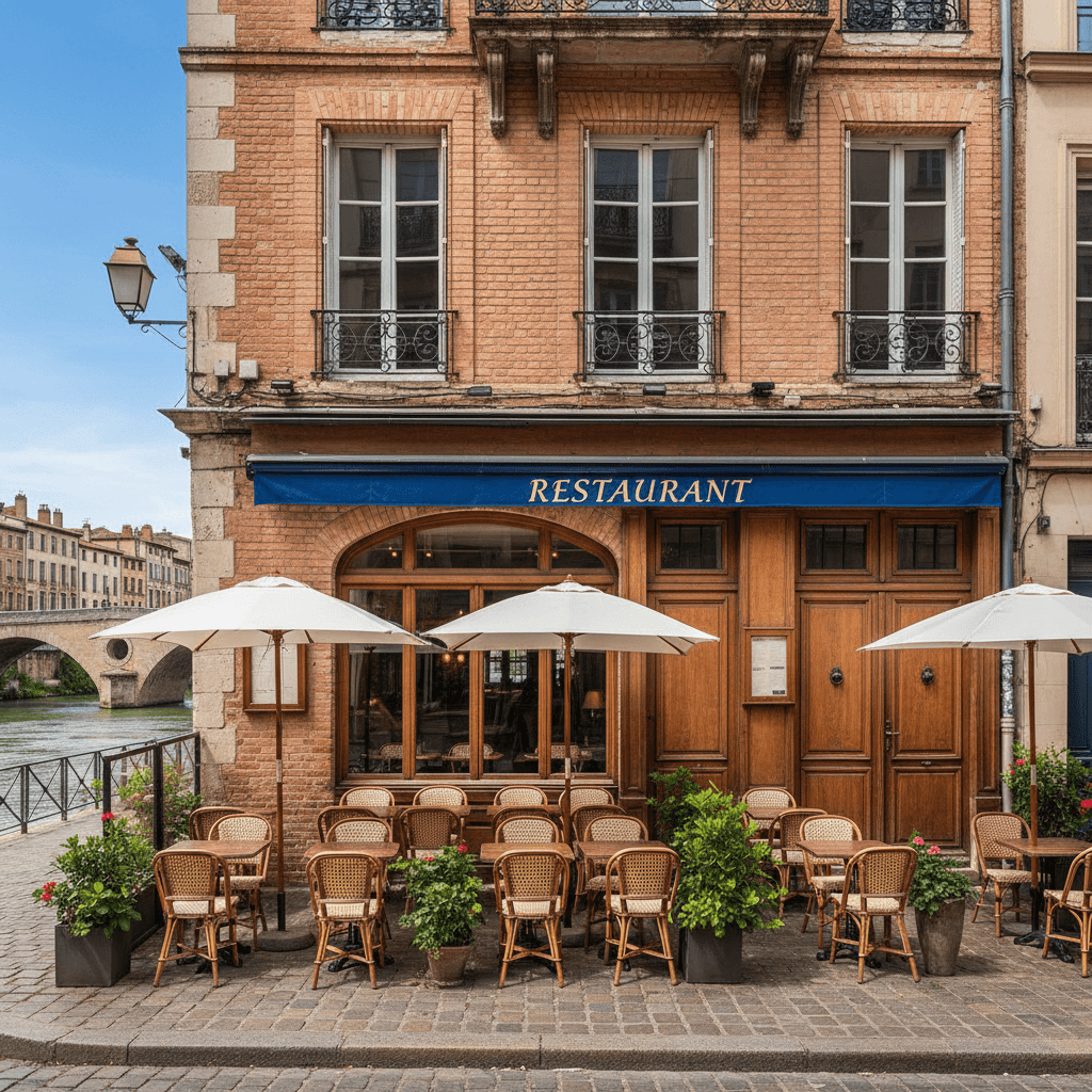Restaurant 135m² à Toulouse : terrasse - licence IV
