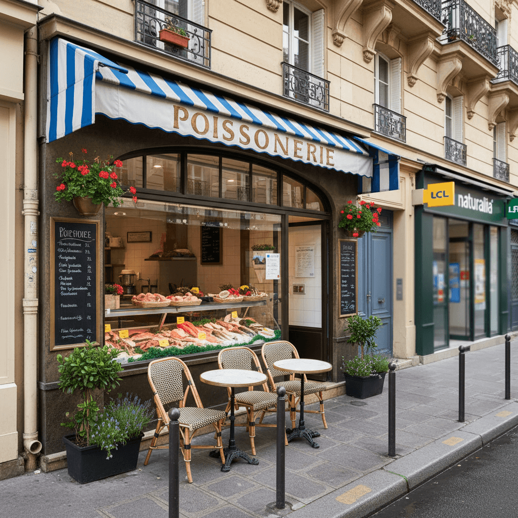 Commerce idéal pour poissonnerie à Paris