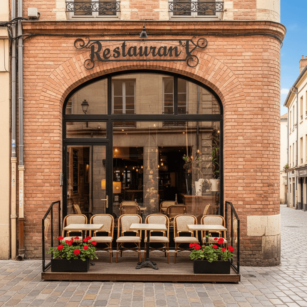 Restaurant 80m² à Toulouse : extraction - cuisine équipée