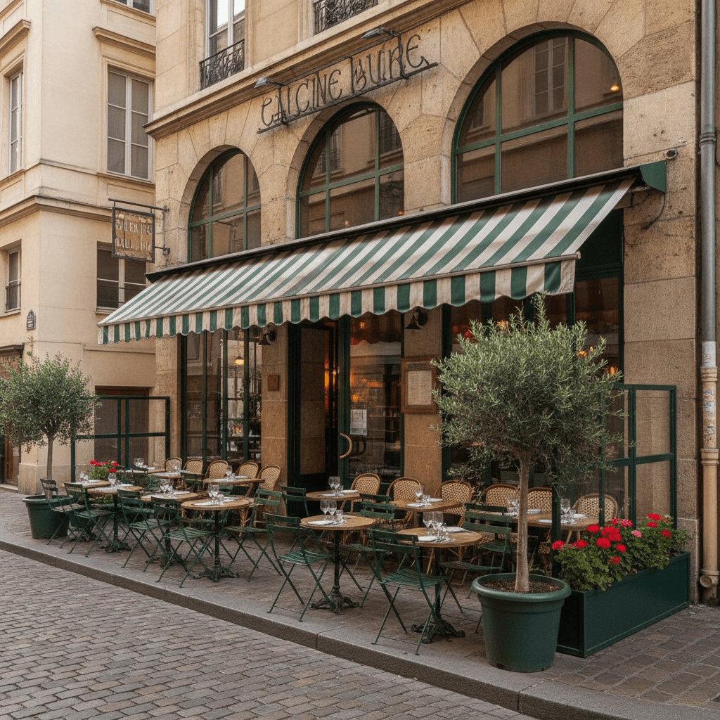 Restaurant à Lyon : terrasse - licence IV
