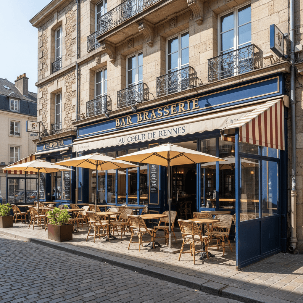 Bar-brasserie à Rennes : terrasse - licence IV