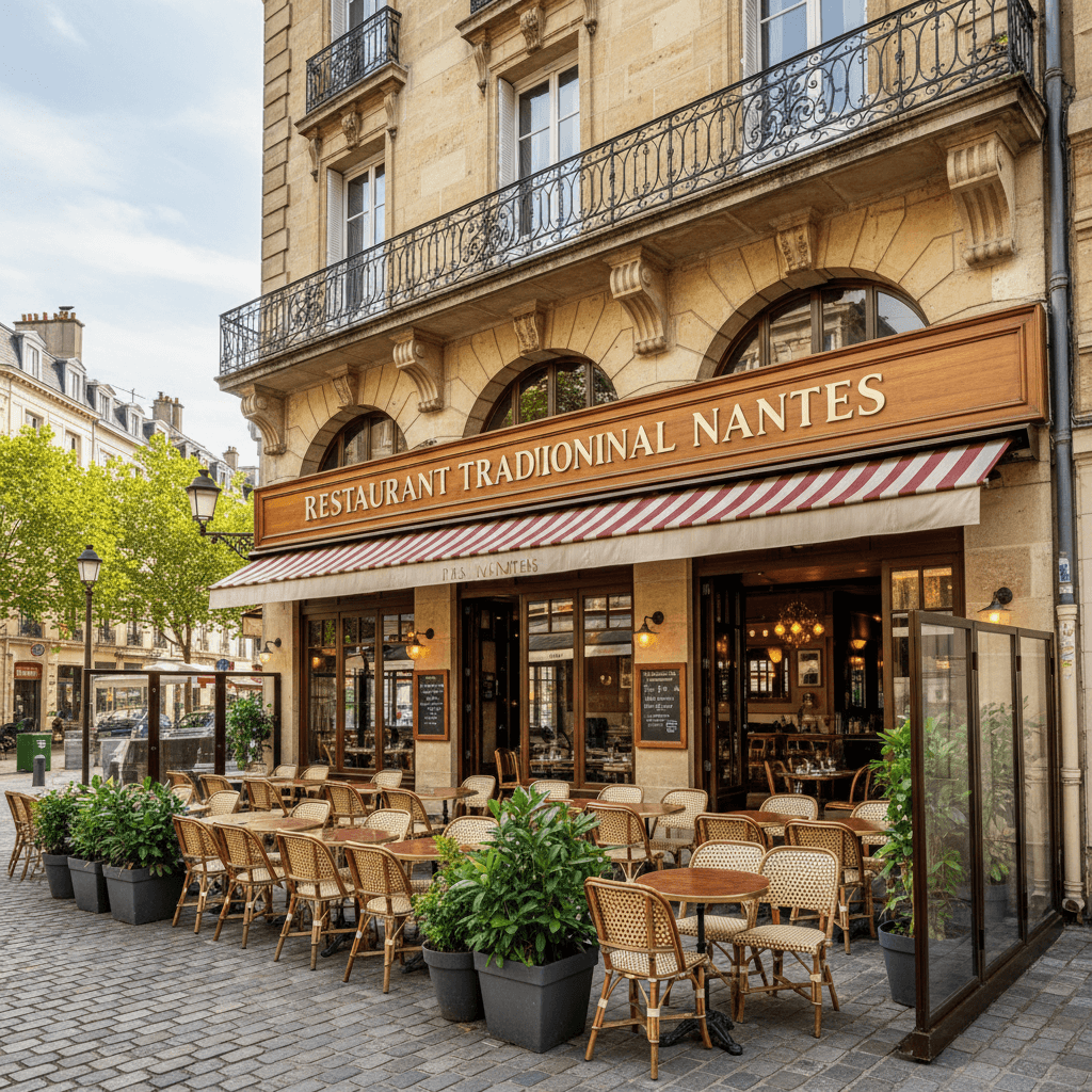 Restaurant 1200m² à Nantes : terrasse - licence IV