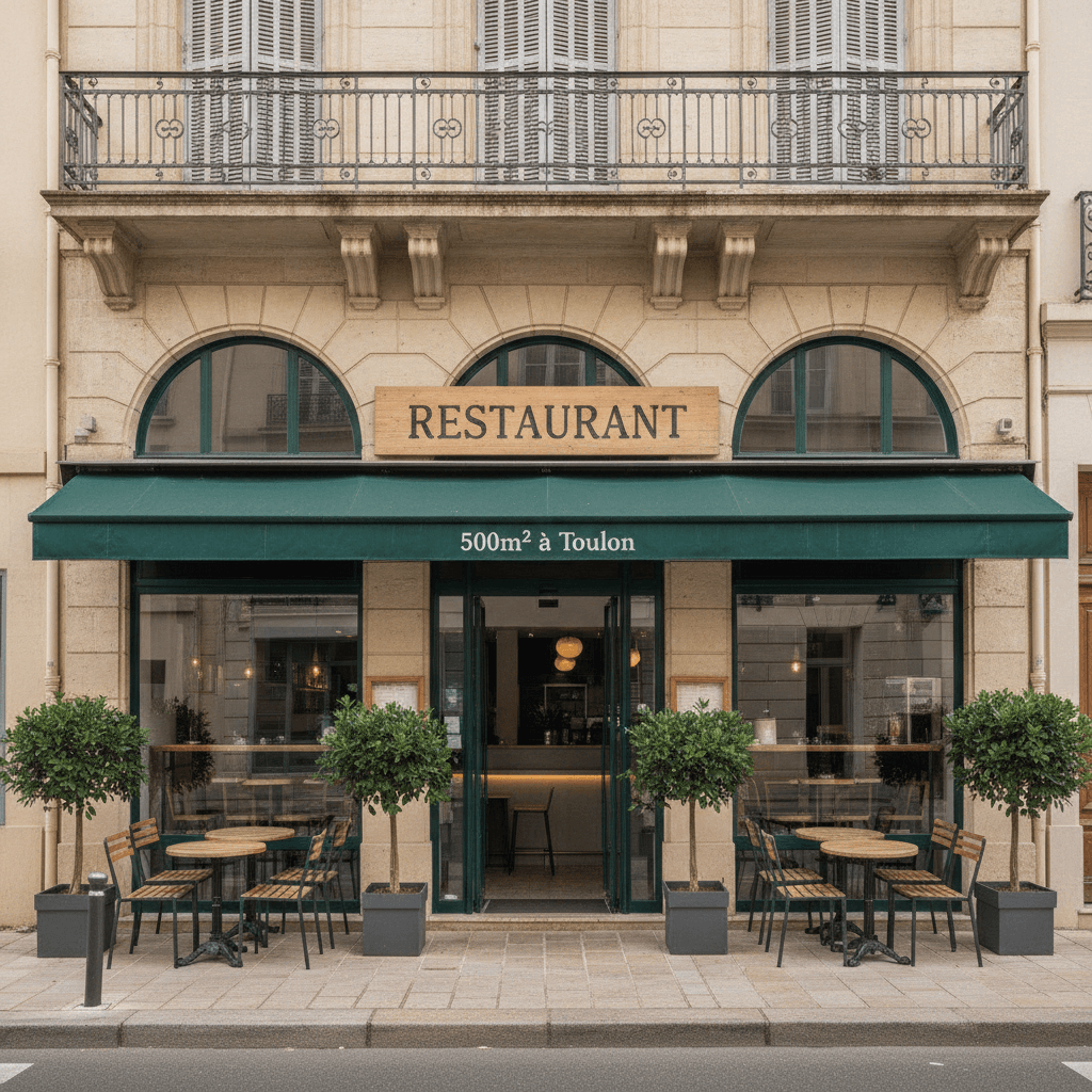 Restaurant 500m² à Toulon : extraction