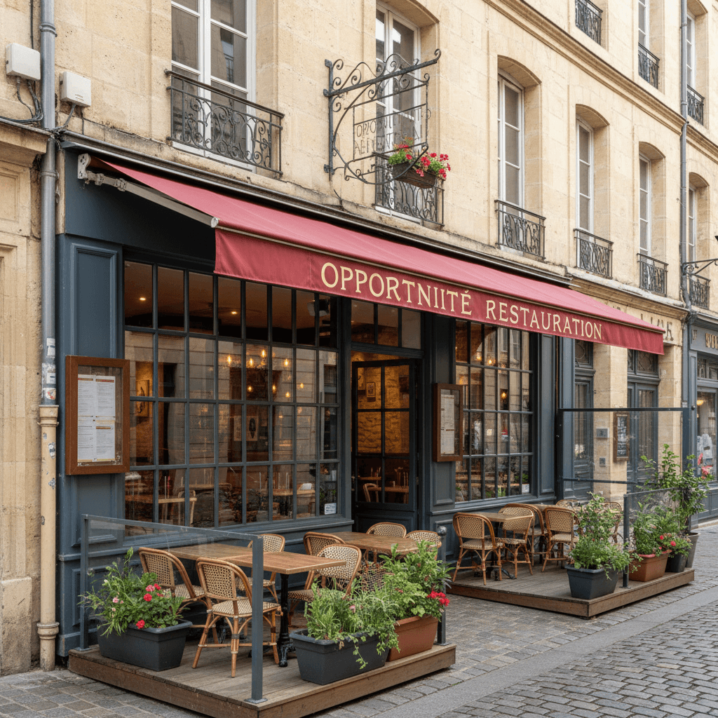 Restaurant 330m² à Bordeaux : extraction - cuisine équipée