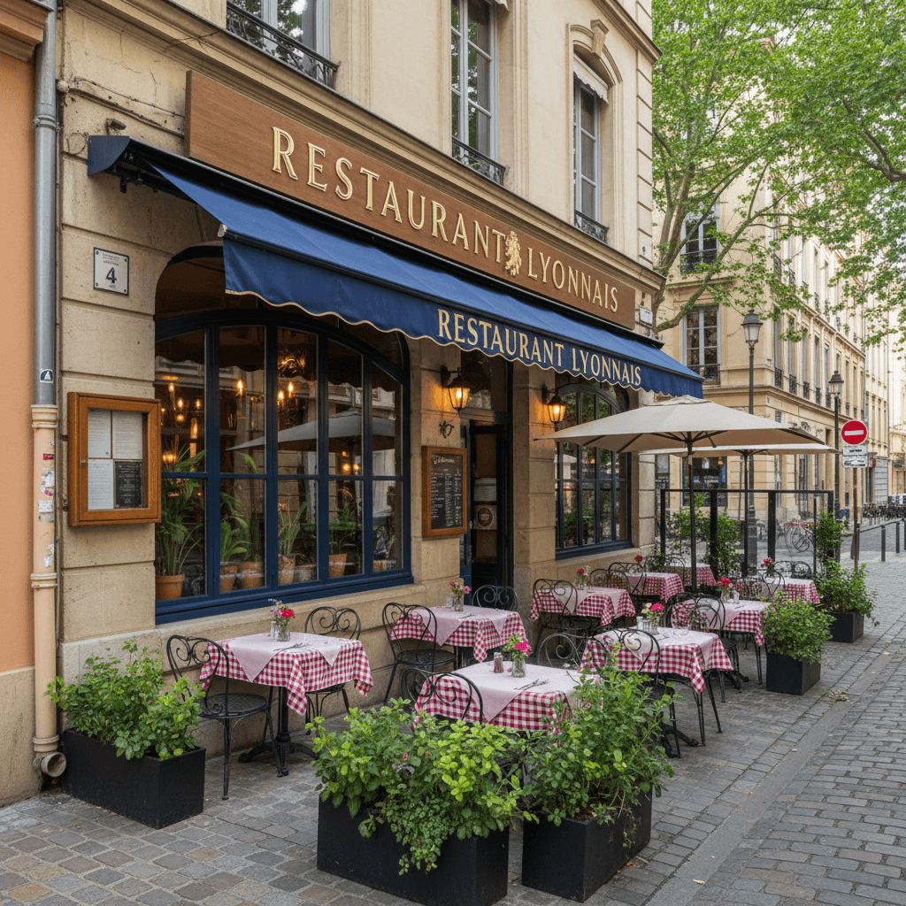 Restaurant 170m² à Lyon : terrasse - licence IV