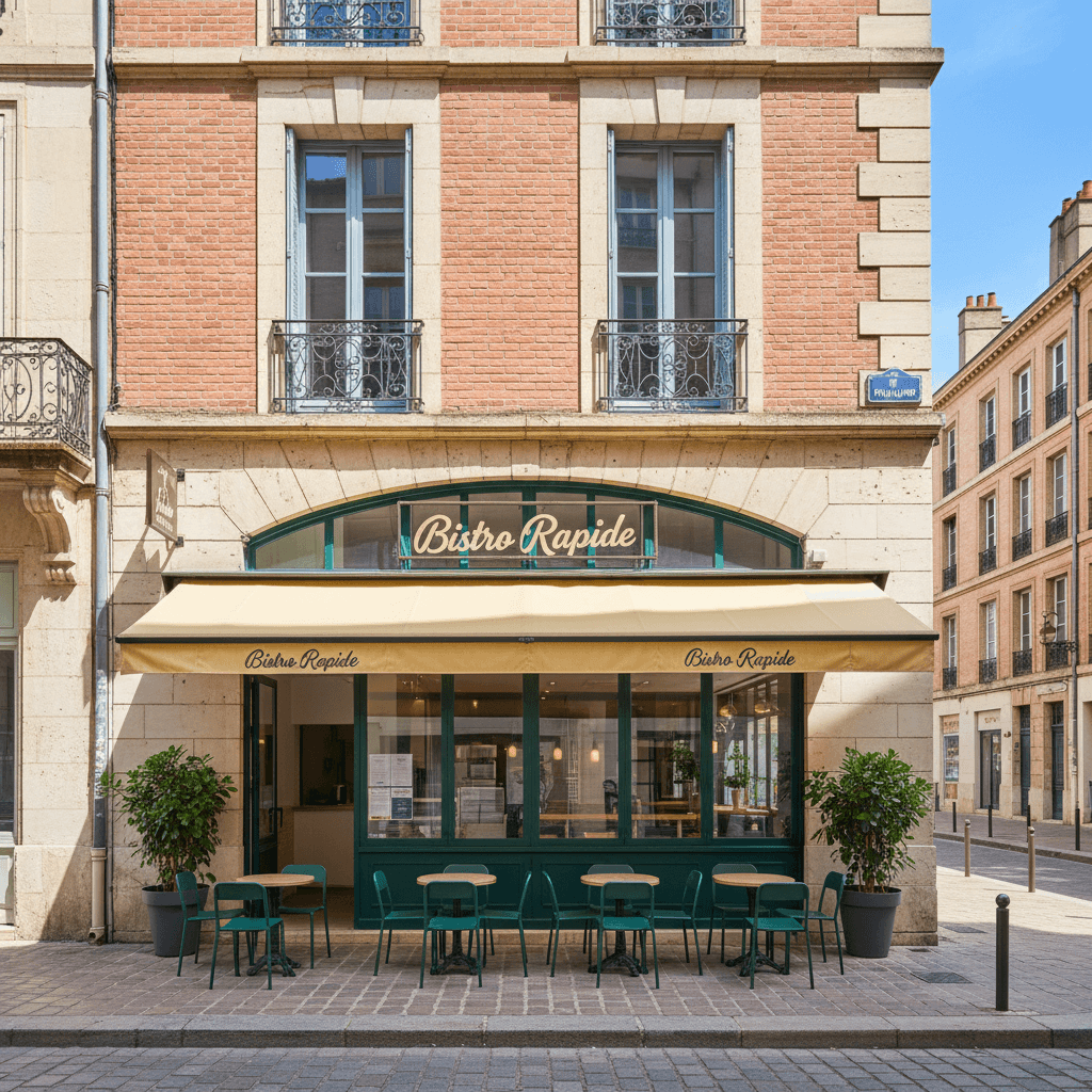Fast-food 60m² à Toulouse : terrasse - licence IV