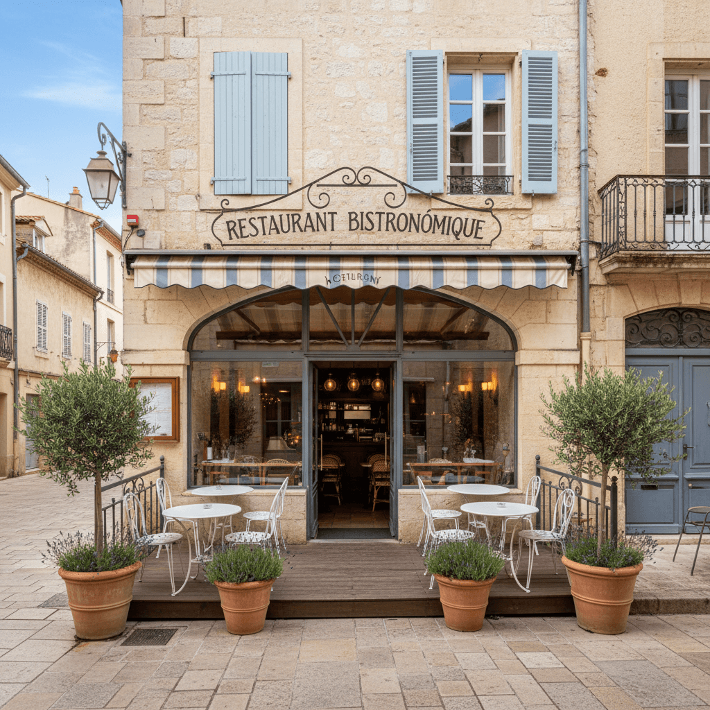 Restaurant 37m² à Aix-En-Provence : terrasse - licence IV