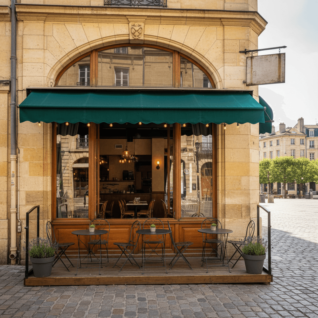 Restaurant 100m² à Bordeaux : extraction