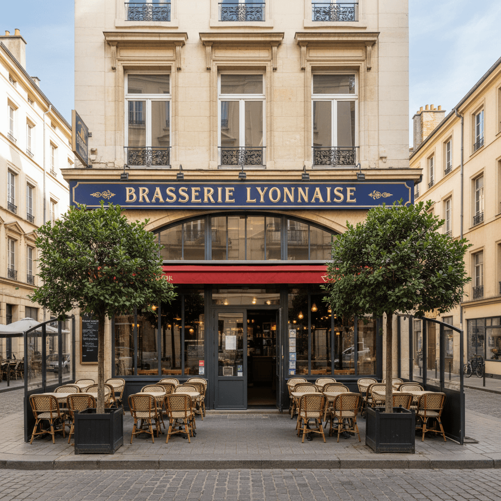 Bar-brasserie 80m² à Lyon : terrasse - licence IV