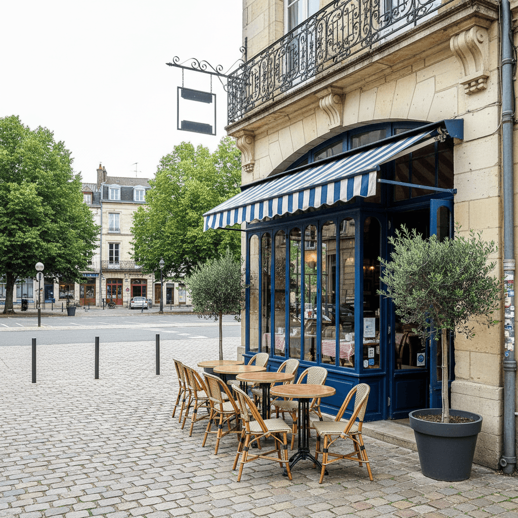 Restaurant 56m² à Lille : terrasse - licence IV