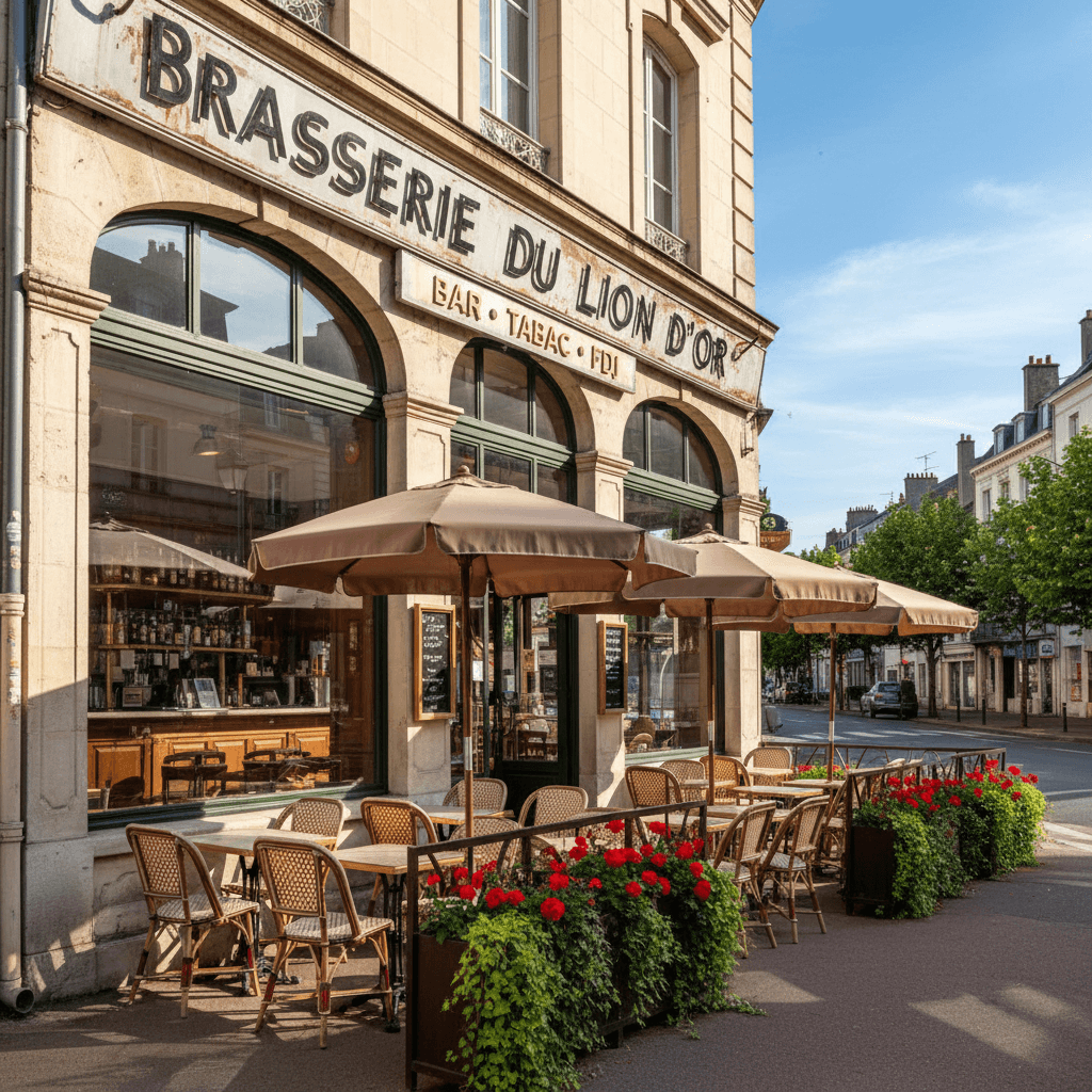 Bar-brasserie à Lillebonne : terrasse - licence IV