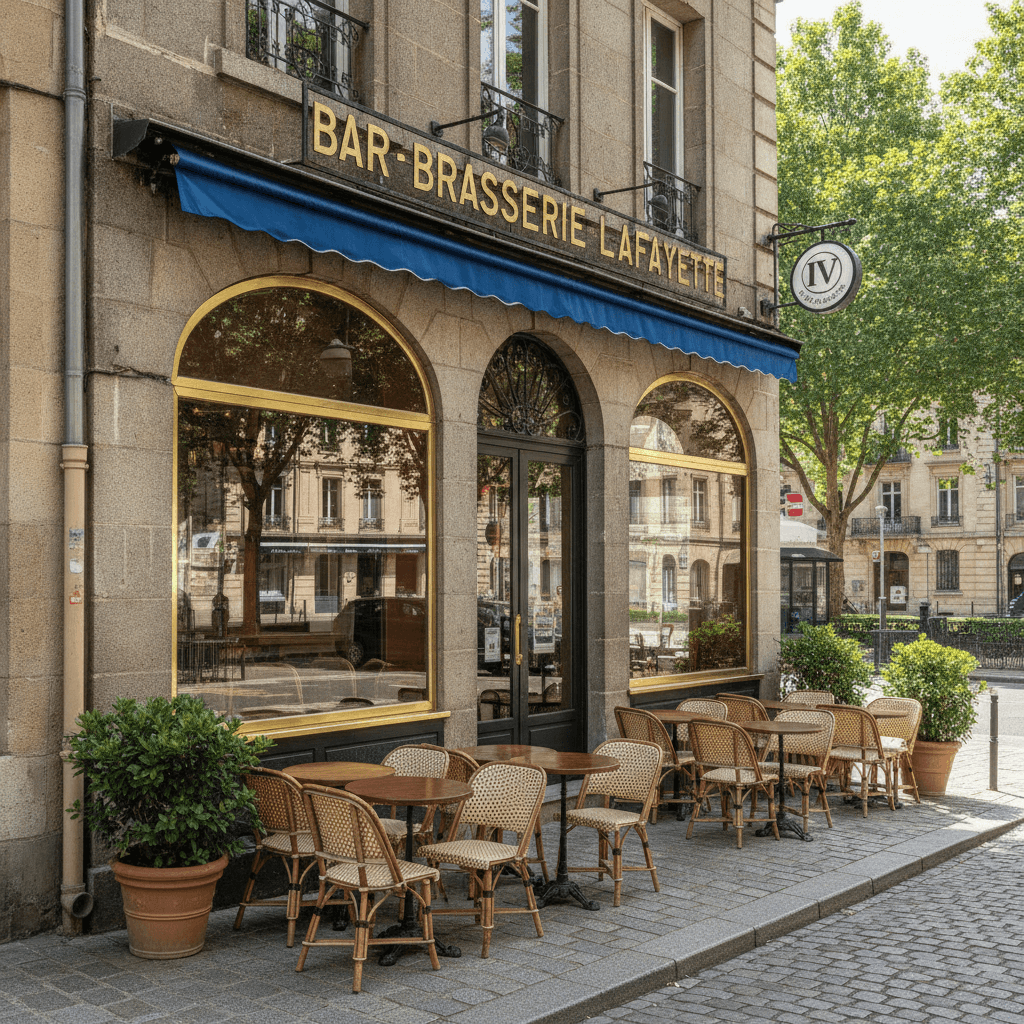 Bar-brasserie 120m² à Clermont-Ferrand : terrasse - licence IV