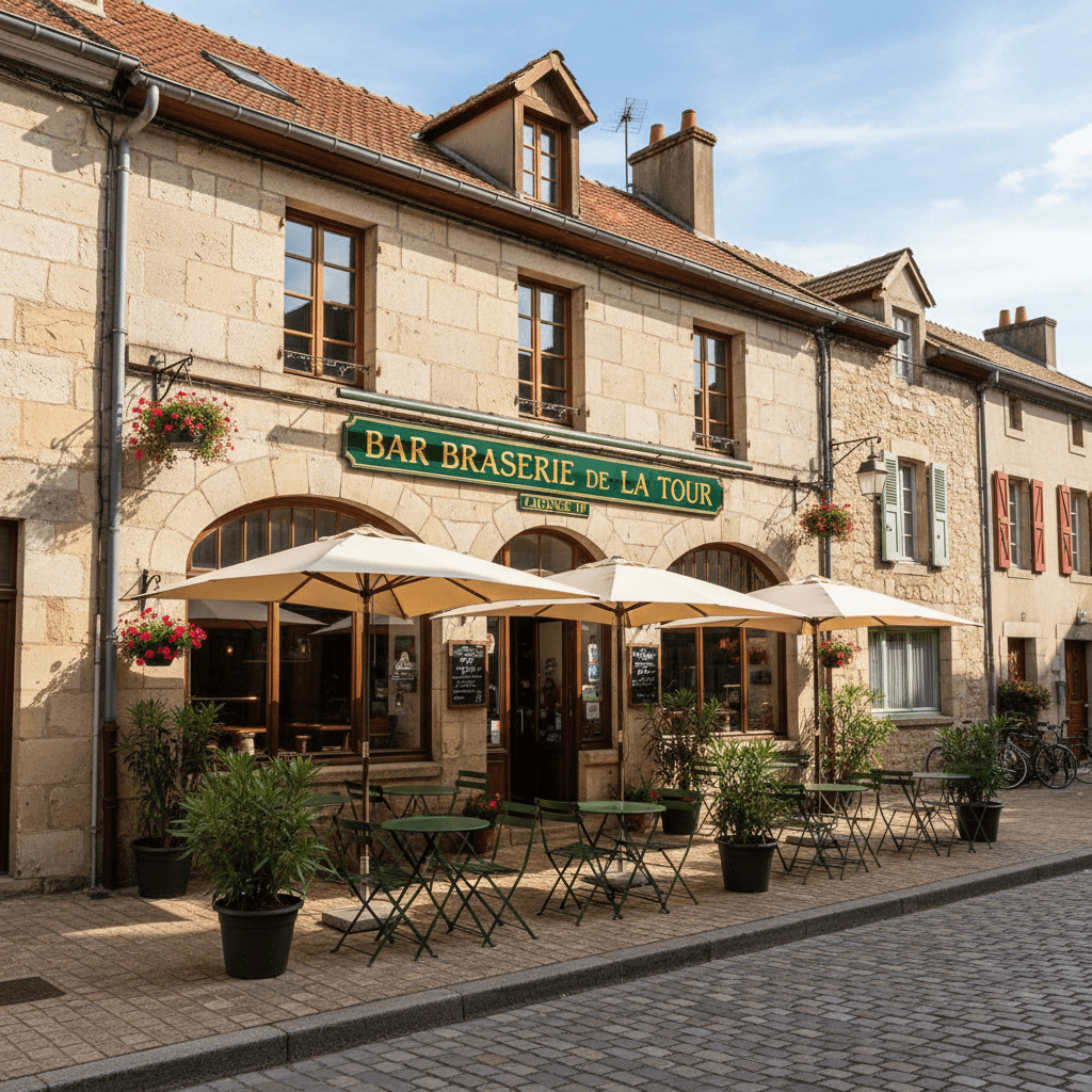 Bar-brasserie à Castillon-En-Couserans : terrasse - licence IV