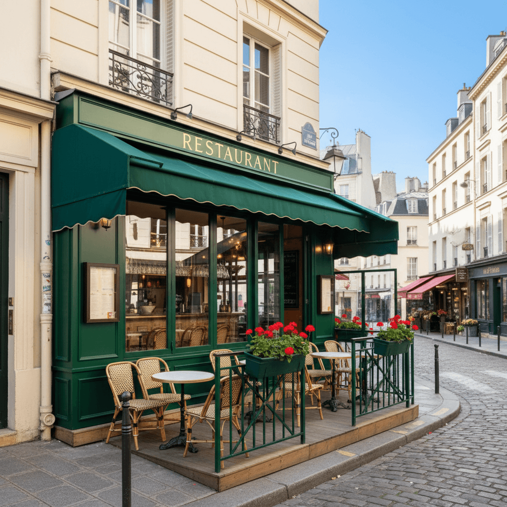 Restaurant clé en main à Paris - 41 m² avec terrasse