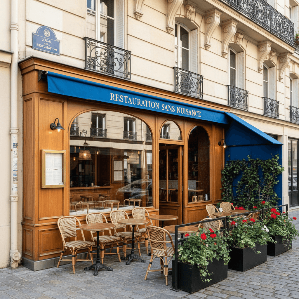 Local Restauration Paris - 70 m² avec Terrasse