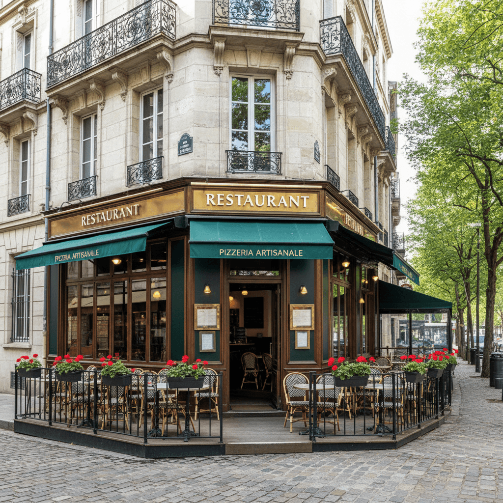 Restaurant 60m² à Nantes : terrasse - extraction