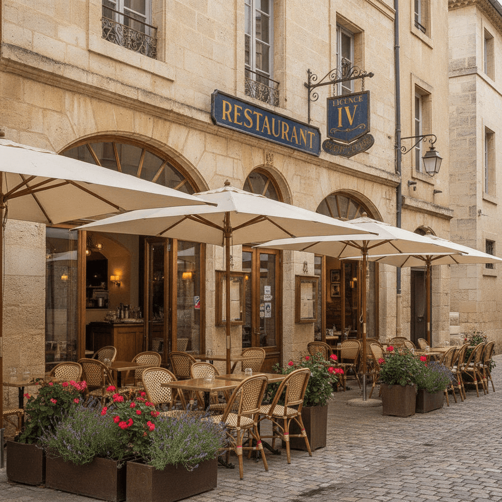 Restaurant à Aix-En-Provence : terrasse - licence IV