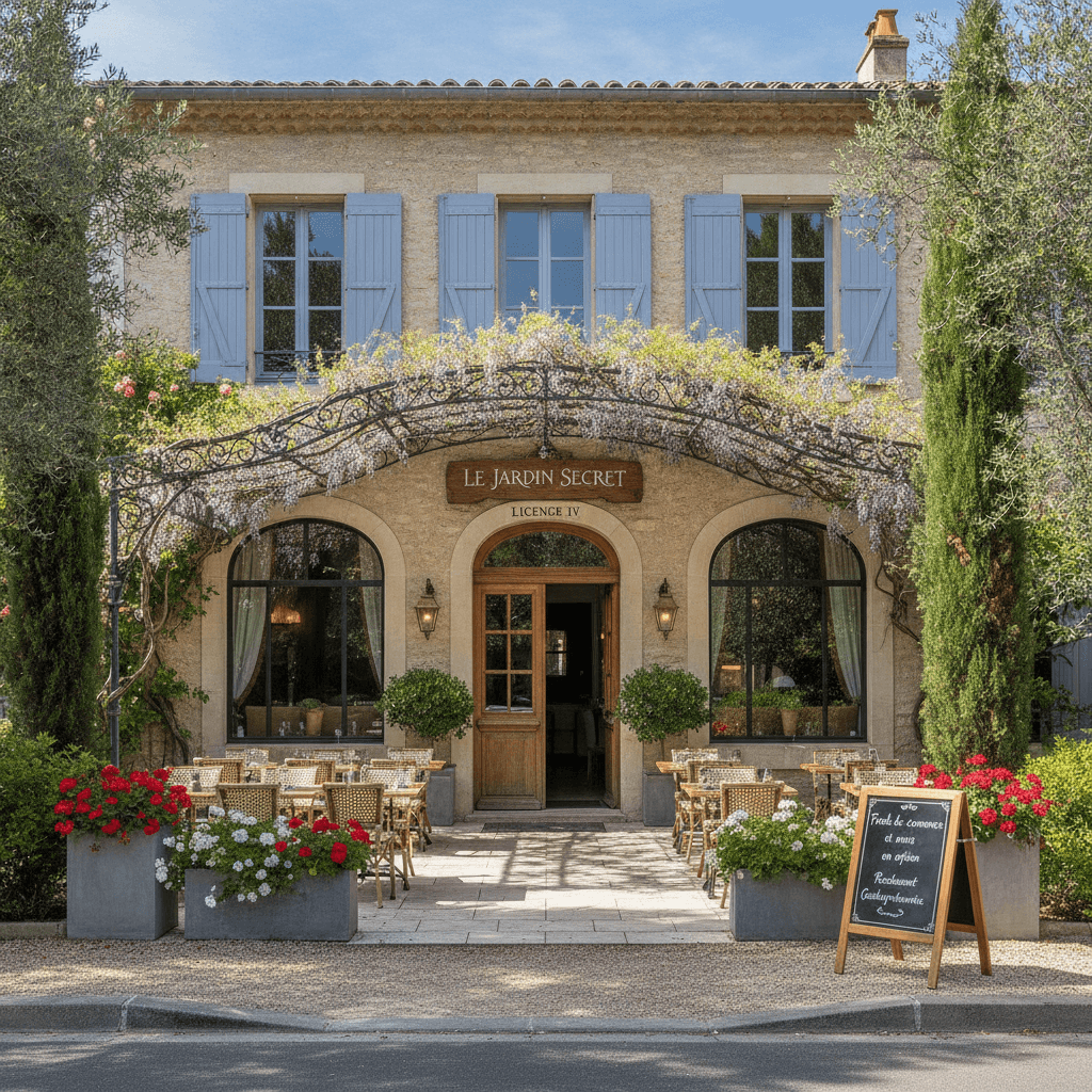 Restaurant à Toulon : terrasse - licence IV