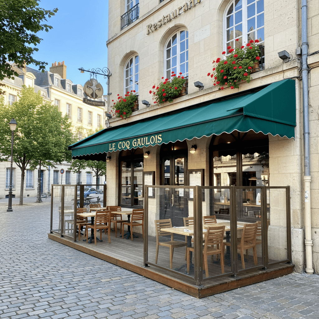 Restaurant 60m² à Nantes : terrasse - licence IV