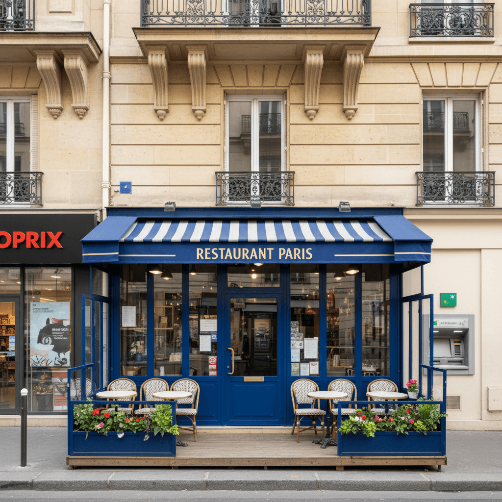 Local Commercial Restauration à Paris - 29 m²