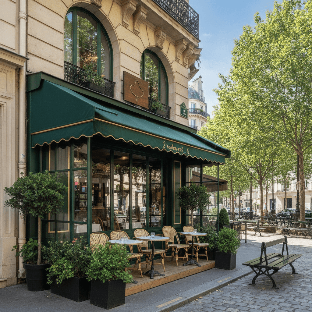 Restaurant 2 couverts à Paris : extraction