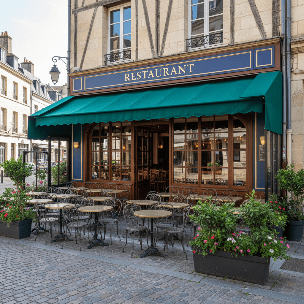 Restaurant 70m² à Nantes : terrasse - licence IV