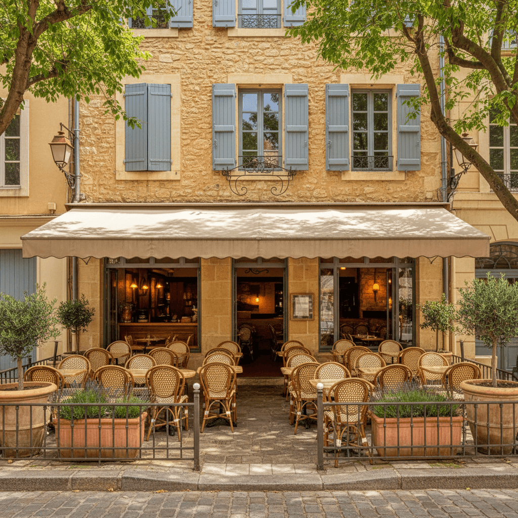 Restaurant 70m² à Aix-En-Provence : terrasse - licence IV