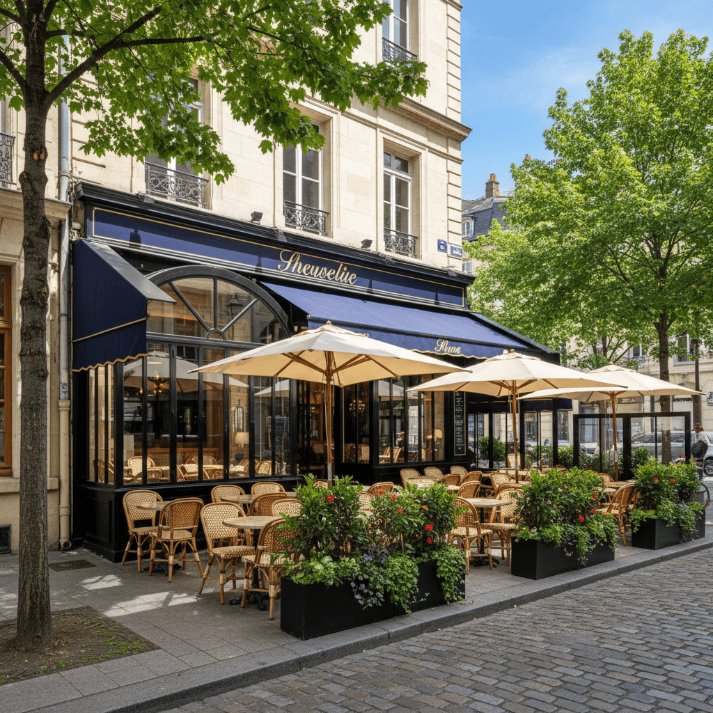 Restaurant 80m² à Lille : terrasse - licence IV