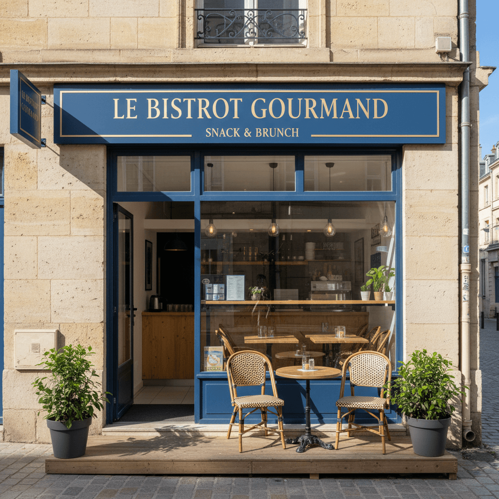 Snack 50m² à Bordeaux : cuisine équipée - cave/réserve