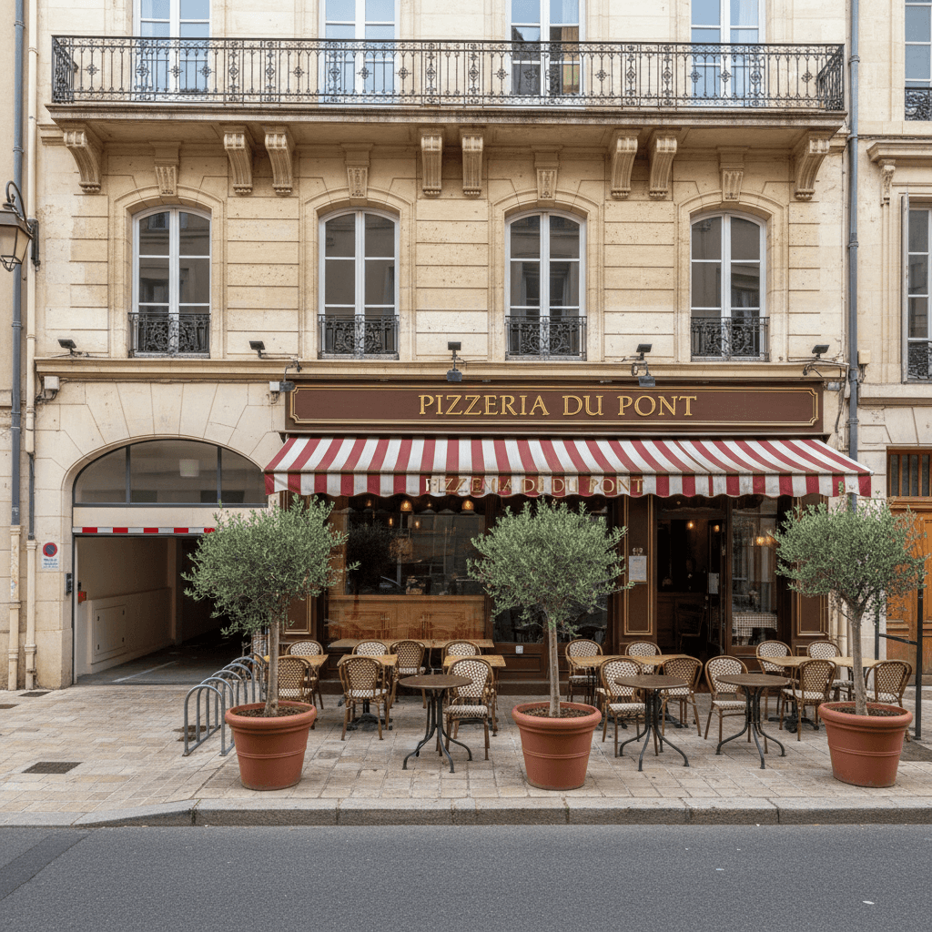 Restaurant 380m² à Montpellier : terrasse - extraction
