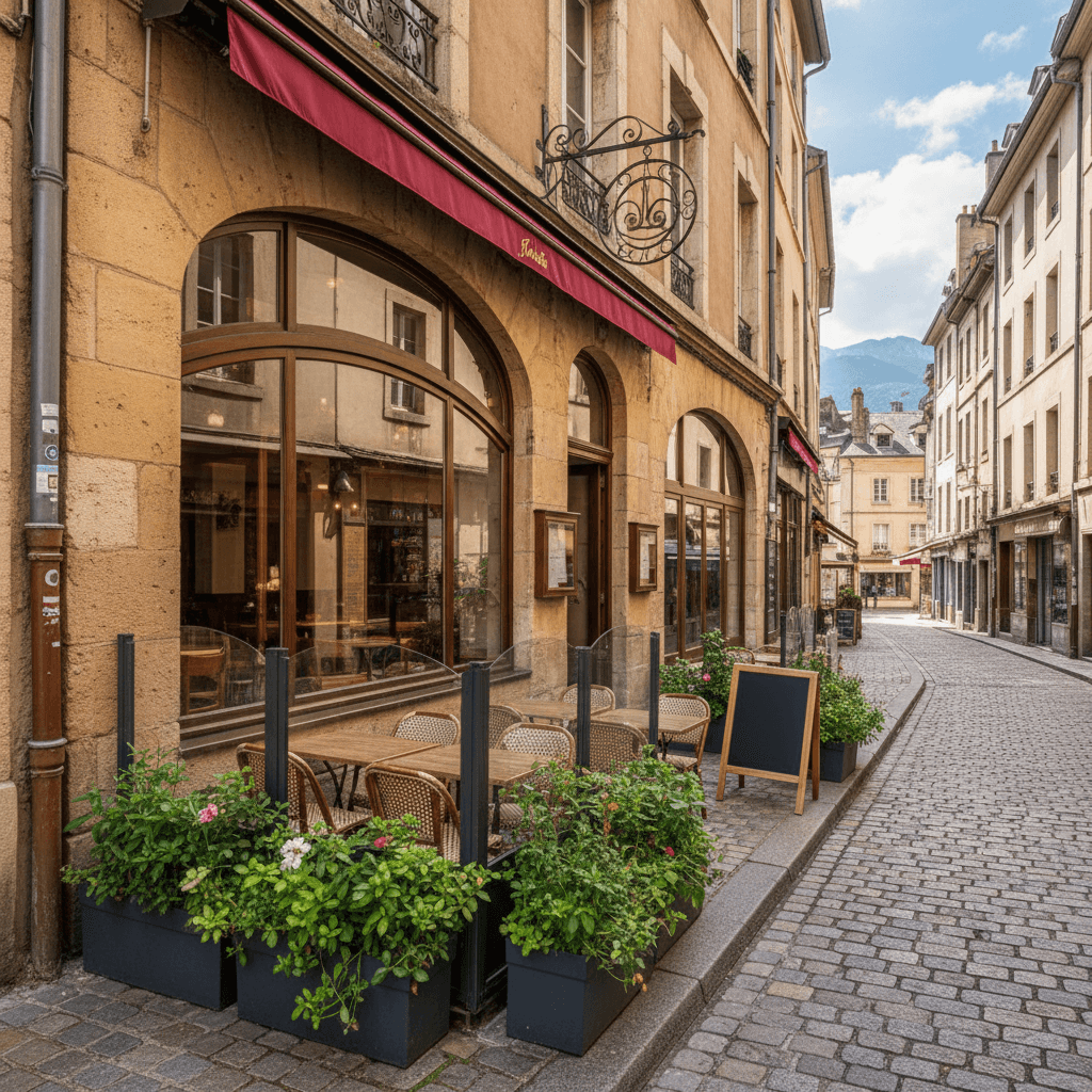Restaurant 50m² à Grenoble : terrasse - licence IV