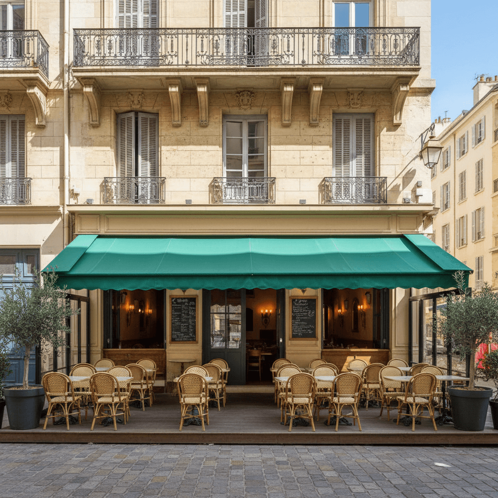 Restaurant 124m² à Marseille : terrasse - licence IV