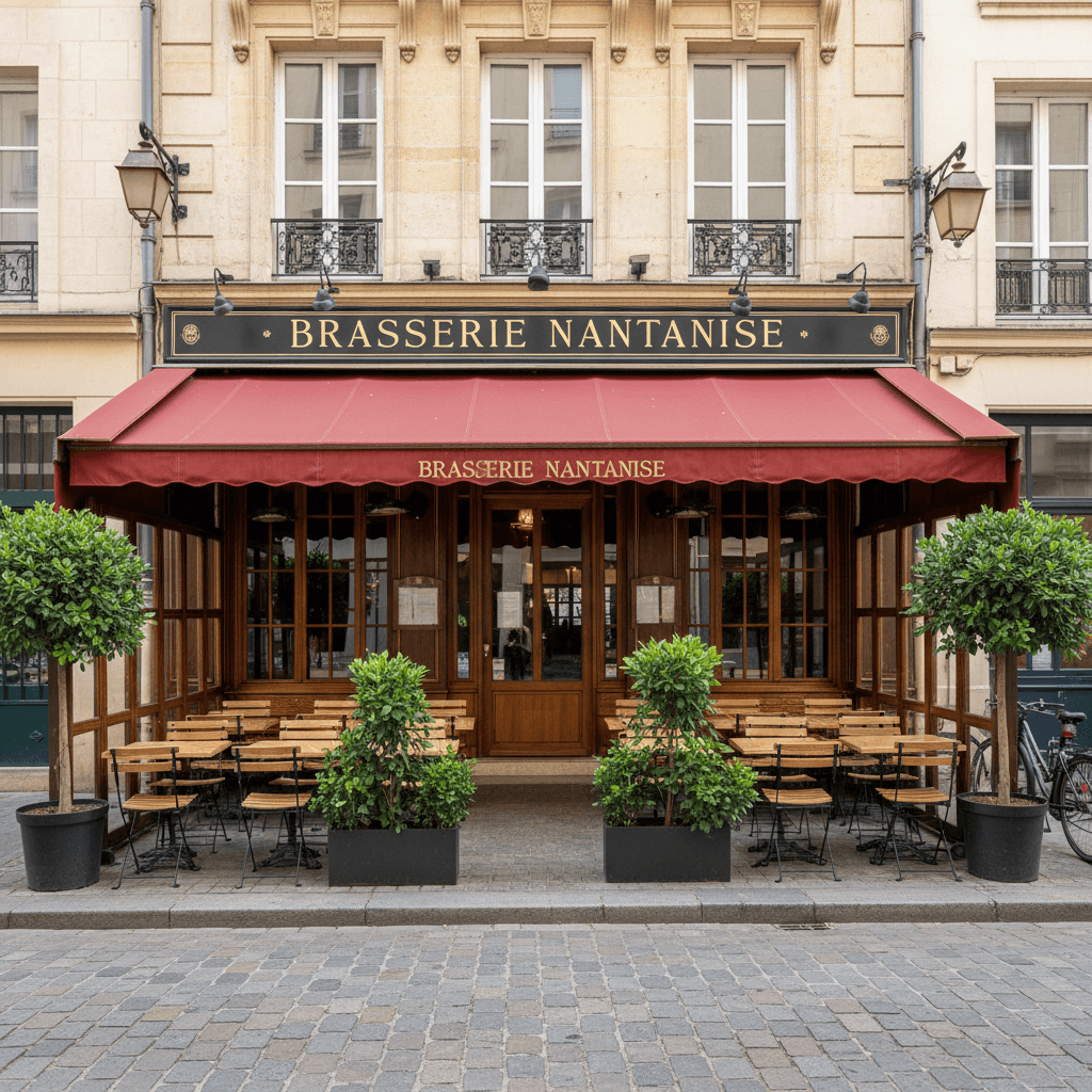 Bar-brasserie 65m² à Nantes : terrasse - licence IV