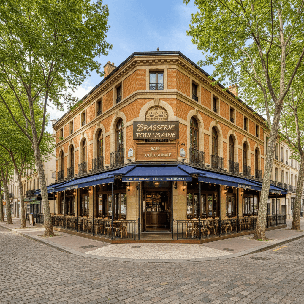 Bar-brasserie 800m² à Toulouse : terrasse - licence IV