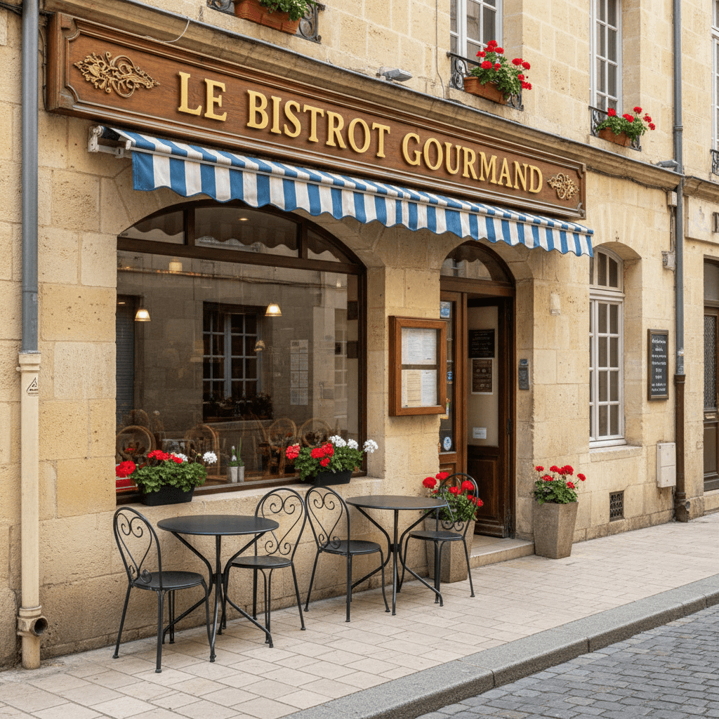 Restaurant 49m² à Bordeaux : terrasse - licence IV