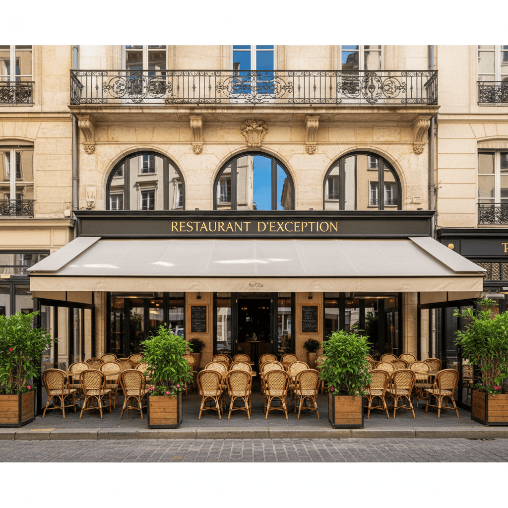 Restaurant à Lyon : terrasse - extraction