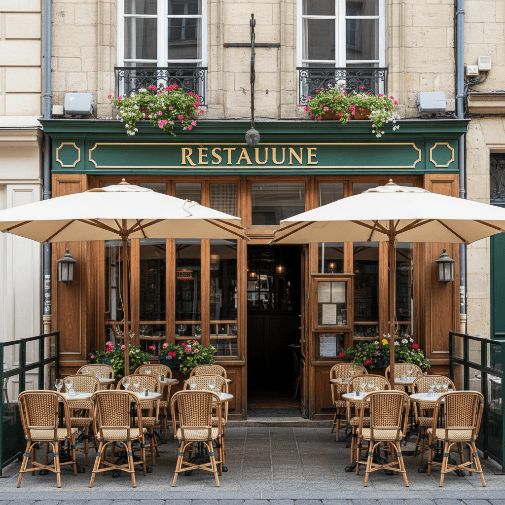 Restaurant à Nantes : terrasse - extraction