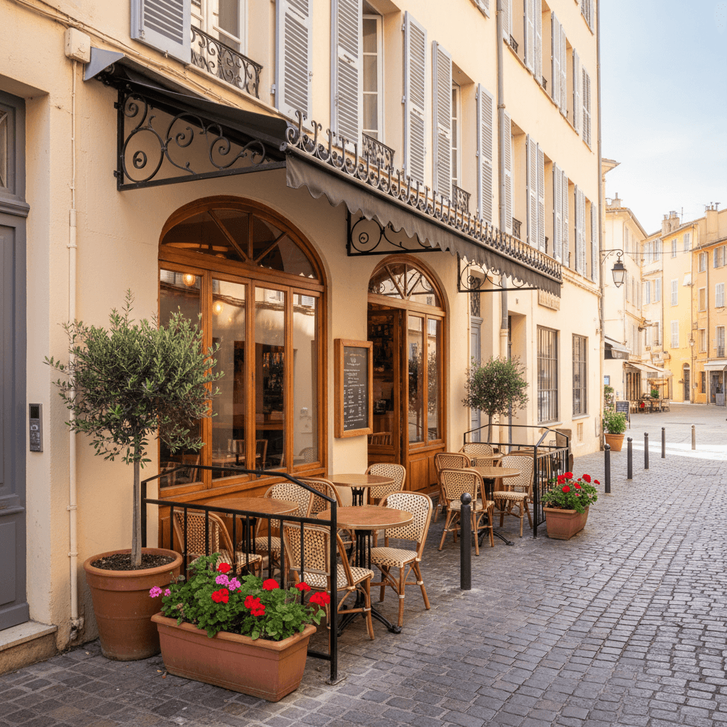 Bar-brasserie 95m² à Nice : terrasse - licence IV