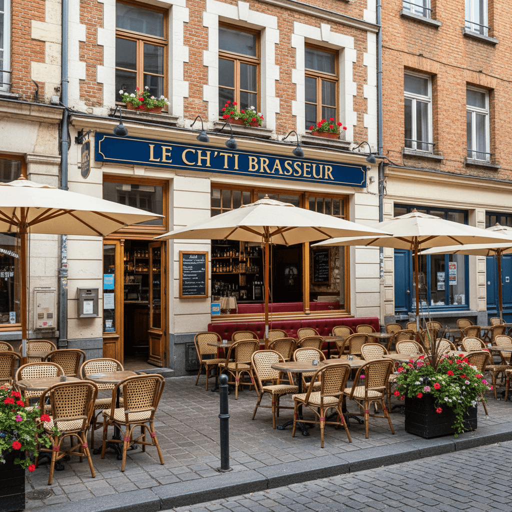 Bar-brasserie 70m² à Lille : terrasse - licence IV