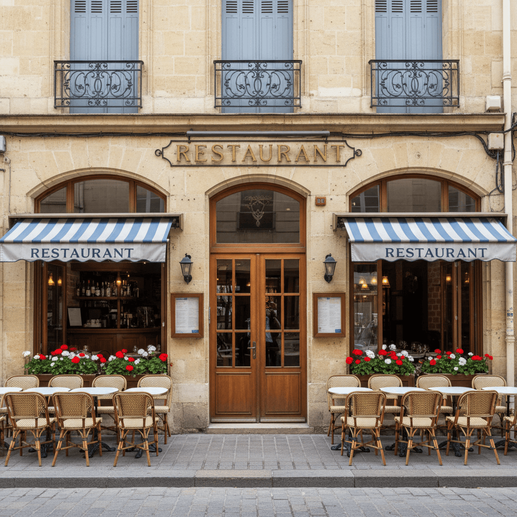 Restaurant 210m² à Bordeaux : terrasse - licence IV