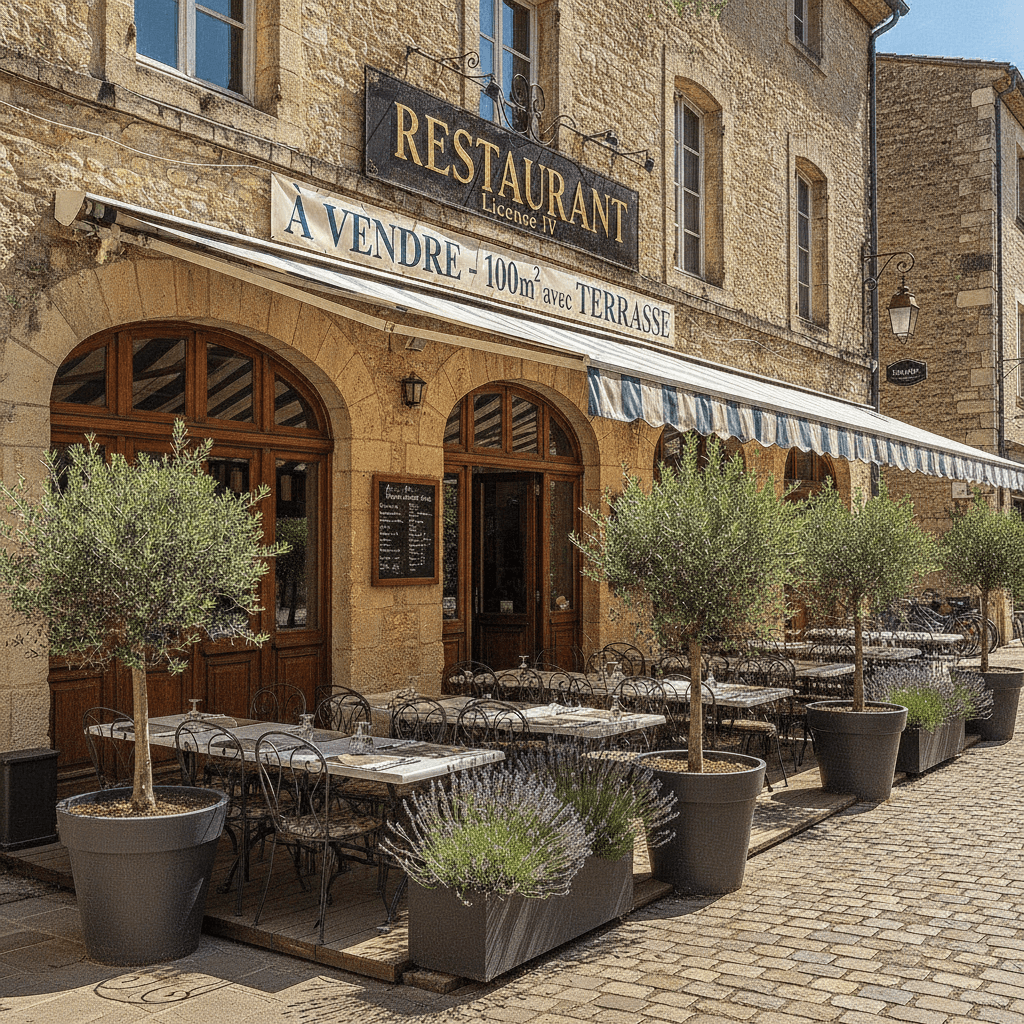 Restaurant 100m² à Apt : terrasse - licence IV
