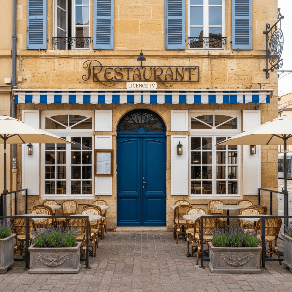 Restaurant à Montpellier : terrasse - licence IV