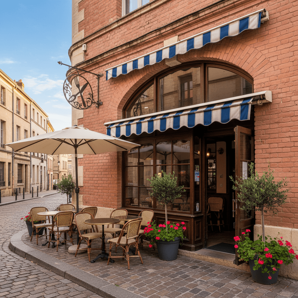 Restaurant 130m² à Toulouse : terrasse - licence IV