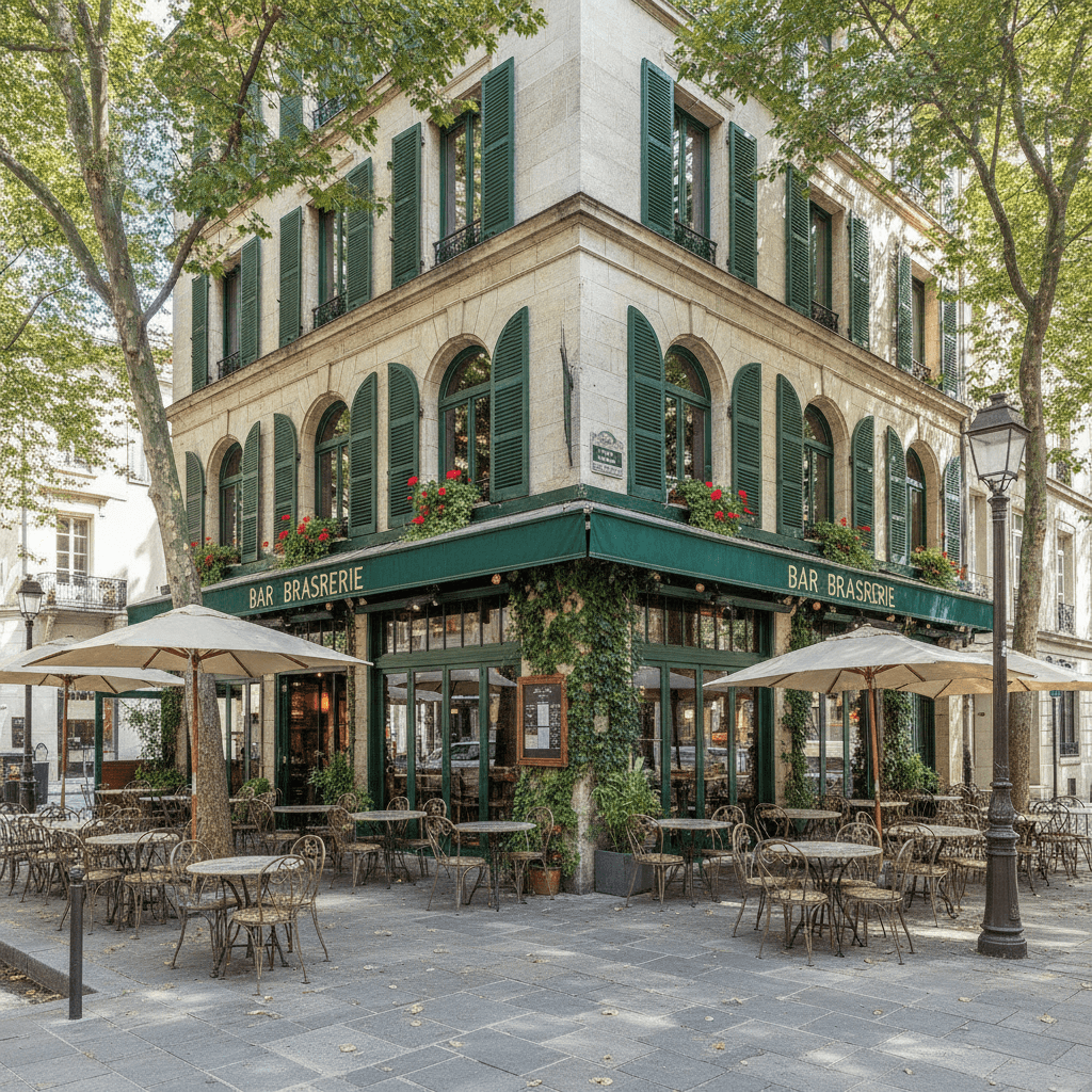 Bar-brasserie 280m² à Grenoble : terrasse - licence IV