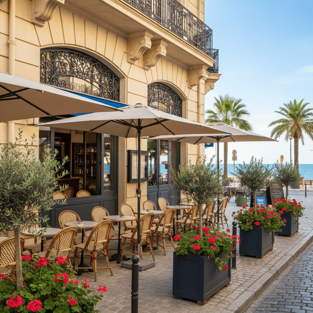 Restaurant 330m² à Marseille : terrasse - licence IV