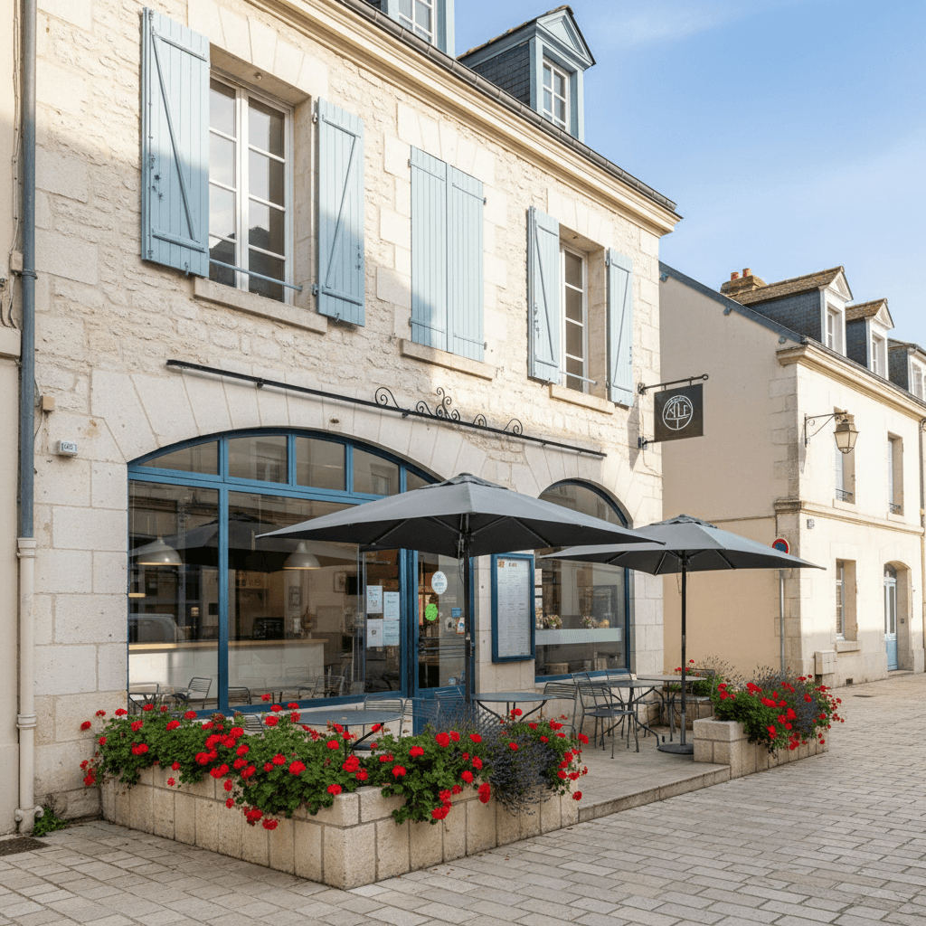 Snack 140m² à La Rochelle : terrasse