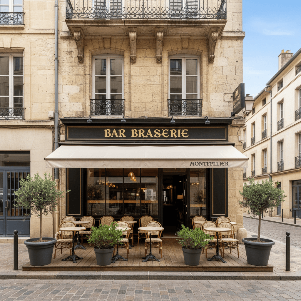Bar-brasserie 65m² à Montpellier : licence IV