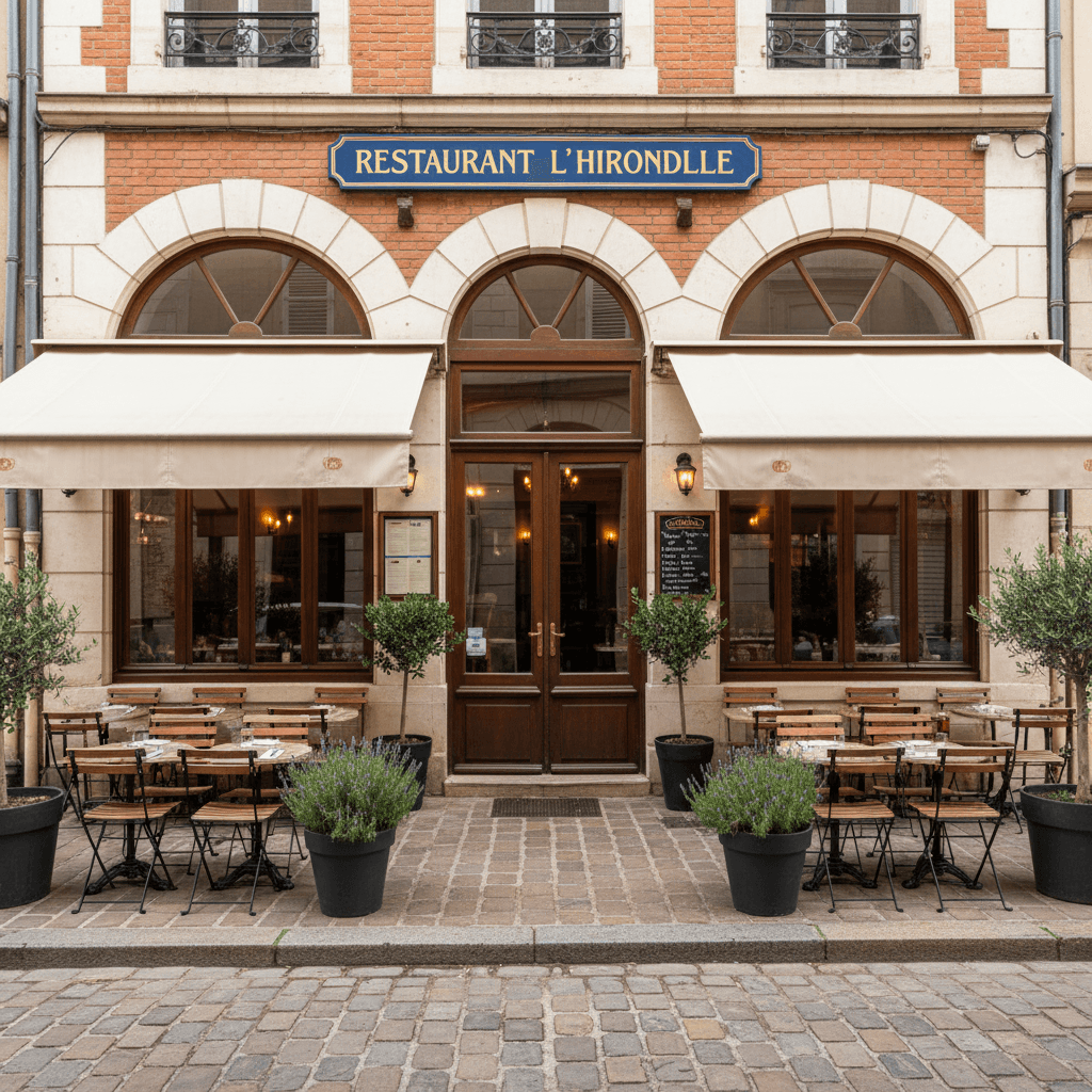 Restaurant 260m² à Toulouse : terrasse - extraction