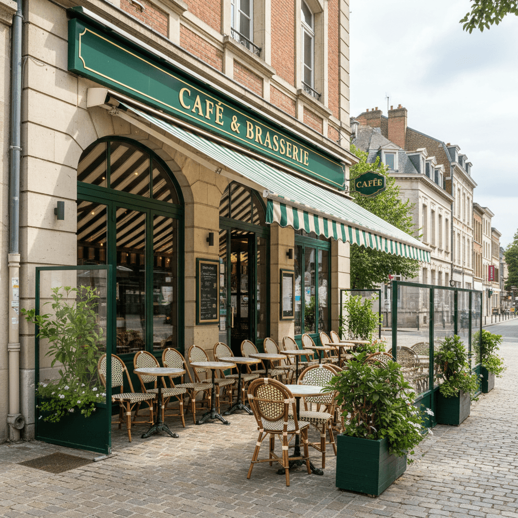 Bar-brasserie à Lille : terrasse